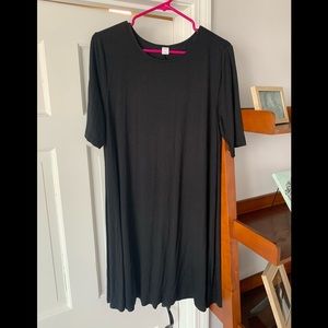 Elbow length swing dress